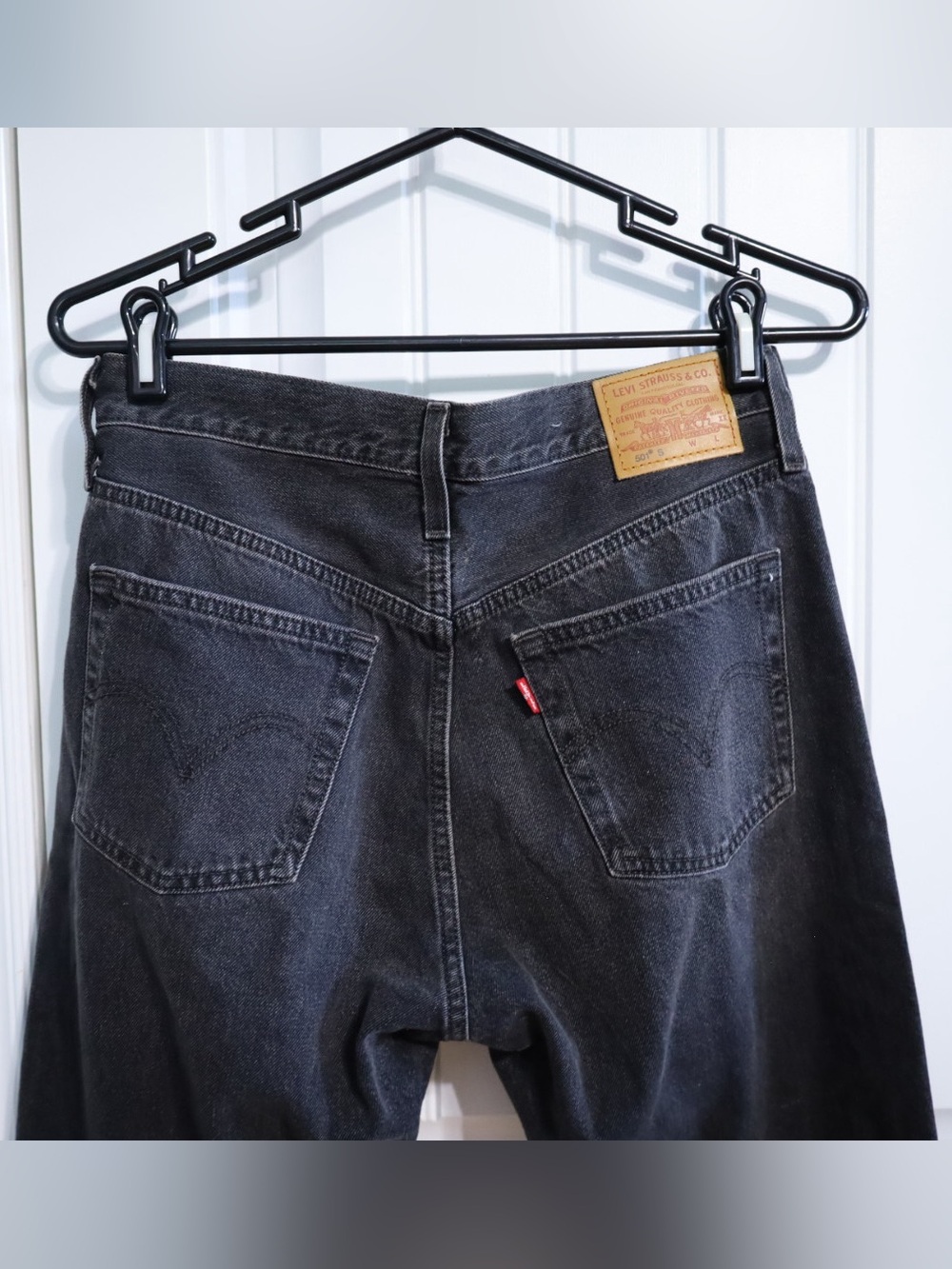 Levi’s 501 Skinny Jeans in Black Stick Womens Size 27 - Picture 7 of 10